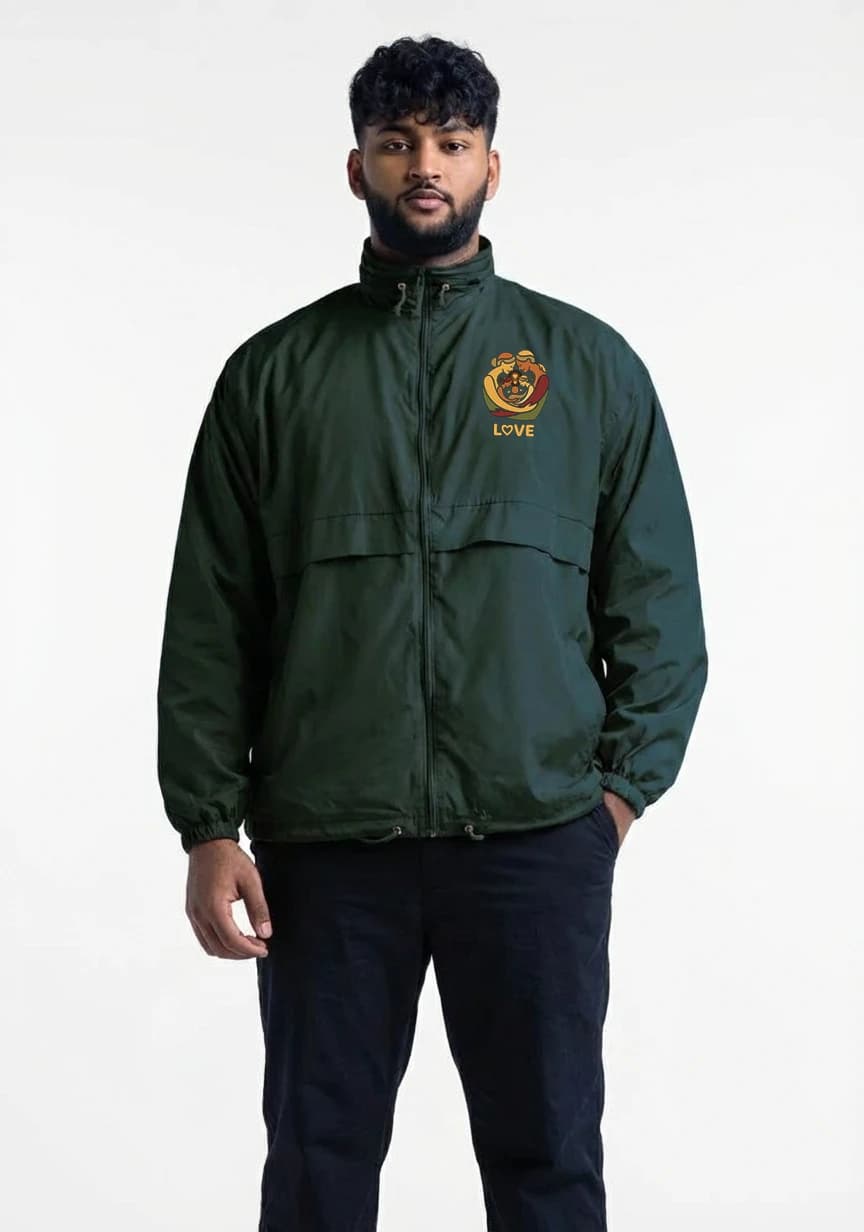 Pánská bunda Mezigenerační Objetí A Srdce Plné Lásky