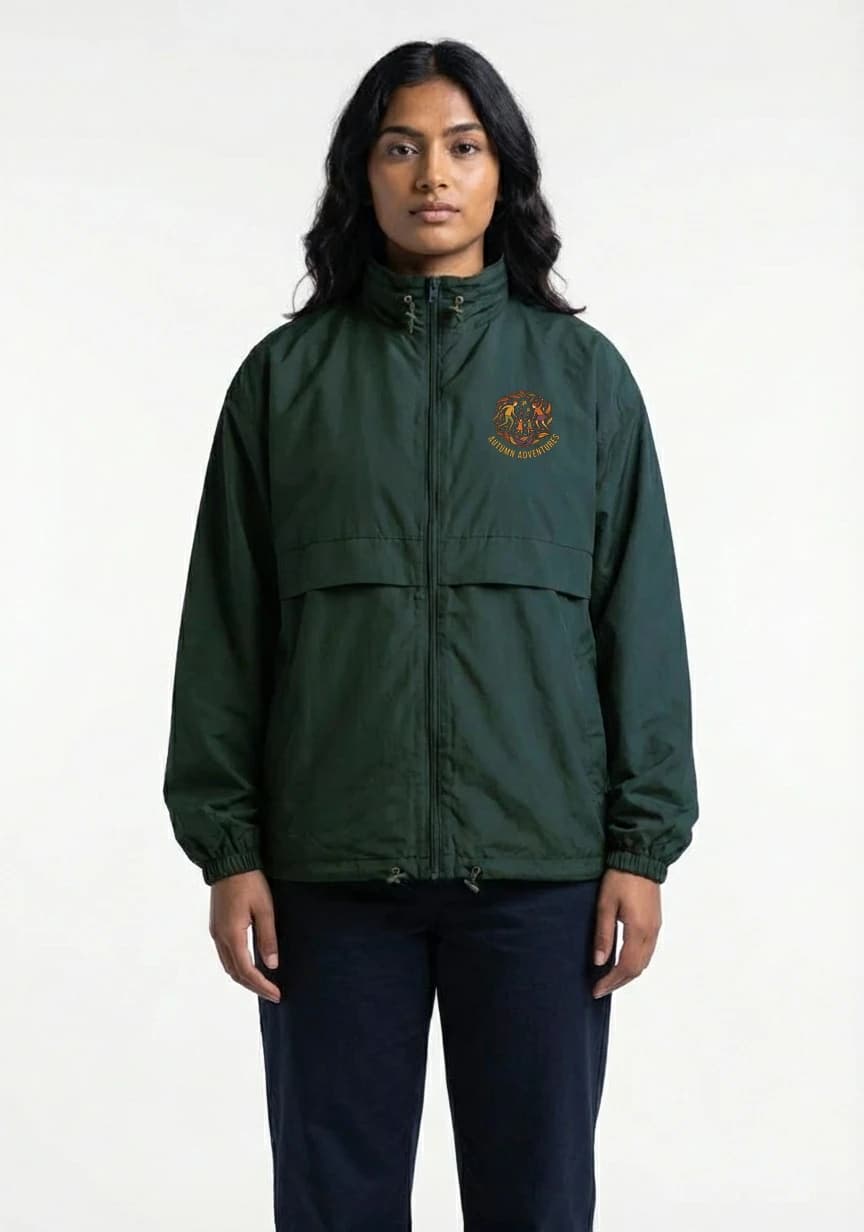 Dámská bunda Podzimní Dobrodružství Rodinné Skotačení Mezi Barevnými Listy