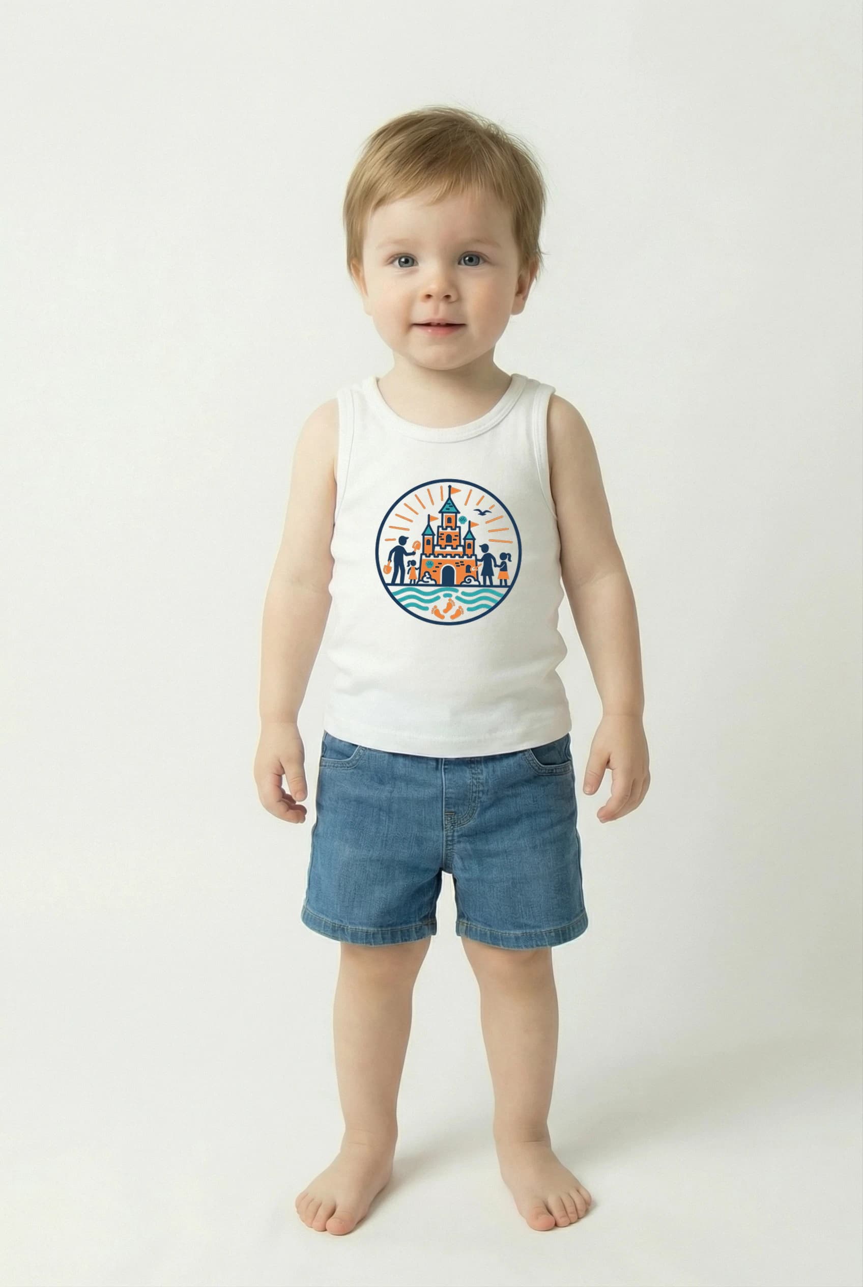 Dětské tílko Rodinné Písečné Hrady U Moře