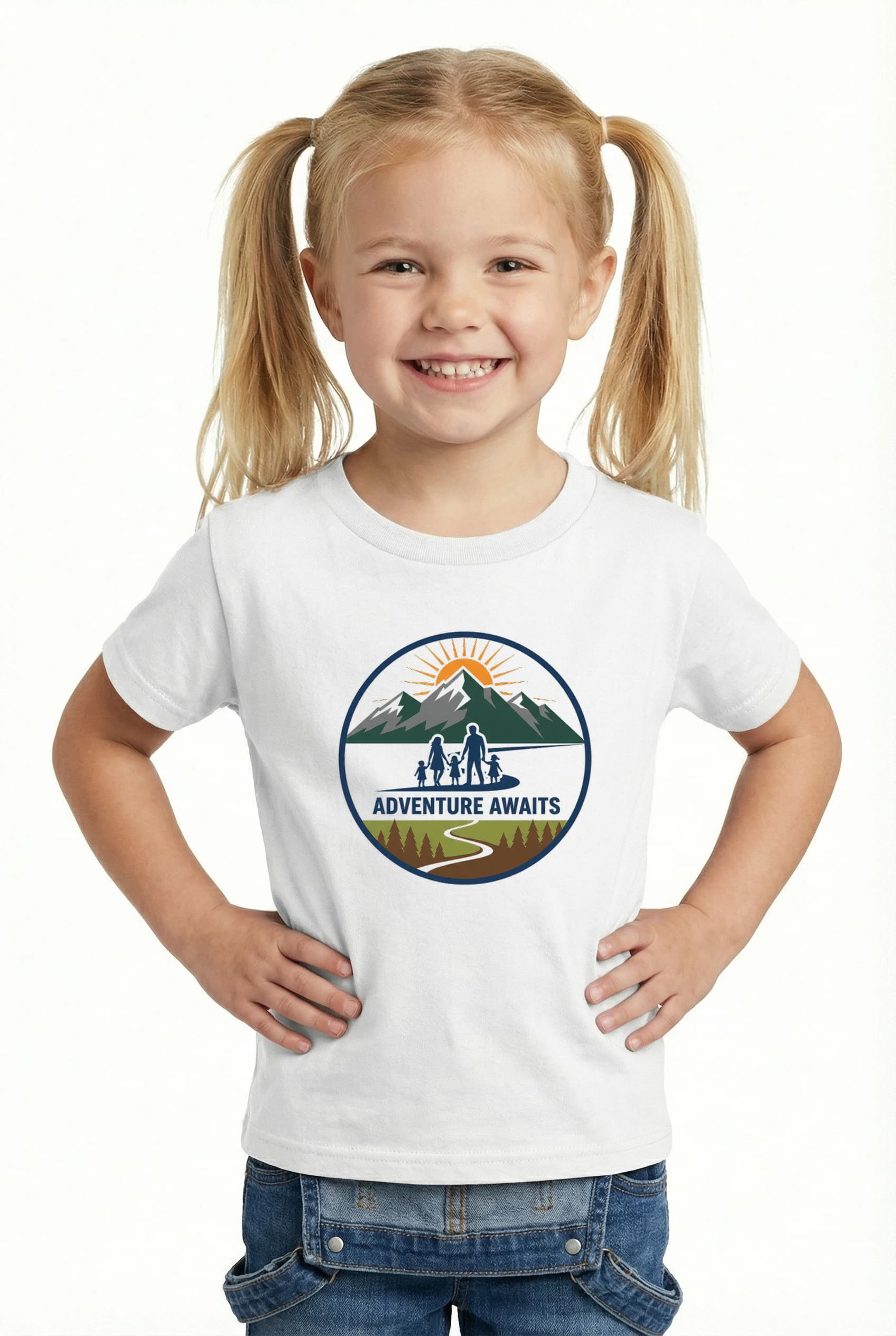 Dětské tričko Rodinné Horské Dobrodružství Stezka Ke Slunci A Nezapomenutelné Vzpomínky